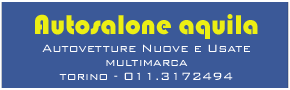 L'Autosalone Aquila è in Corso Corsica 6
10134 - Torino (TO)- Tel. +39 011 3172494