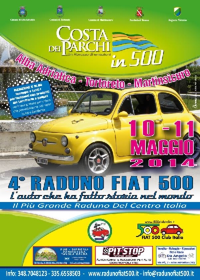 IV RADUNO EUROPEO FIAT 500 Alba adriatica teramo