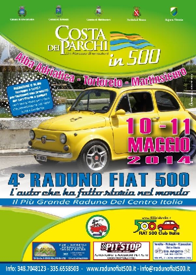 IV RADUNO EUROPEO FIAT 500 Alba adriatica teramo