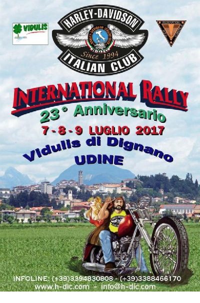 - 23 ANNIVERSARIO HARLEY-DAVIDSON ITALIAN CLUB VIDULIS DI DIGNANO (UDINE)