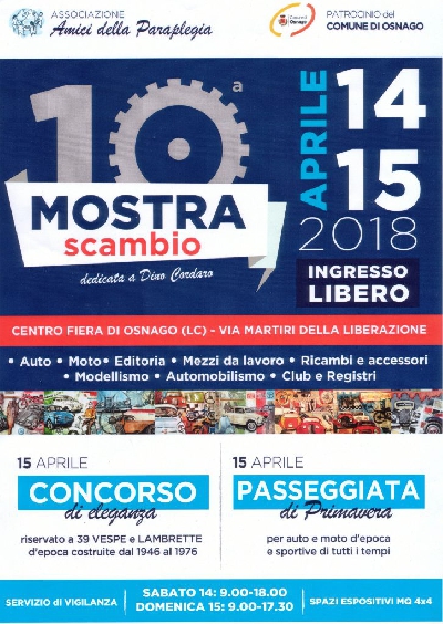 10 MOSTRA SCAMBIO FIERA DI OSNAGO LECCO OSNAGO FIERA